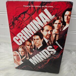 Criminal Minds Season 4 Full 7 Disc Boxed DVD Set Paramount Brand New Sealed